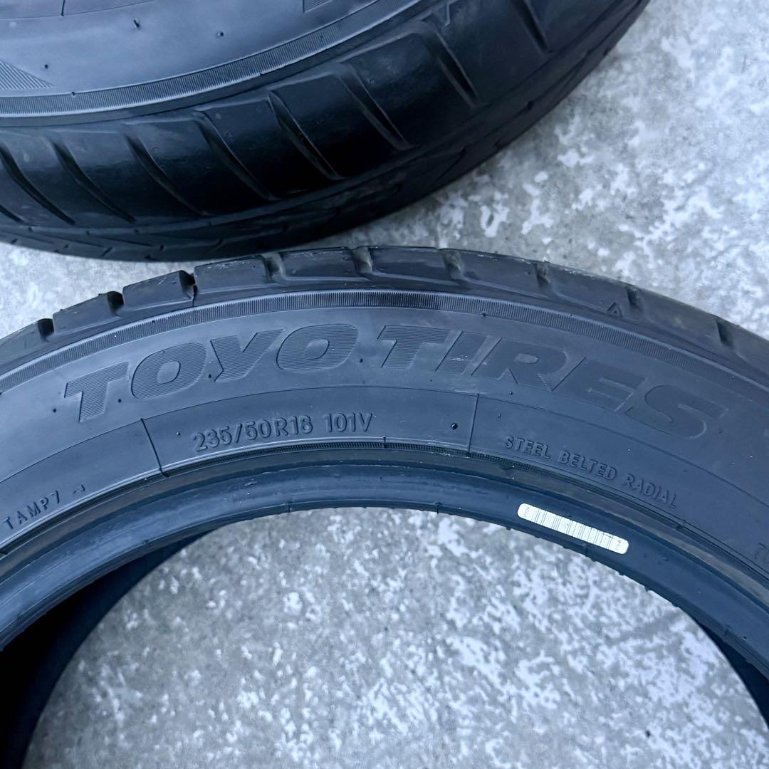 【ほぼ新品】2025年製 235/50R18 トーヨータイヤ 【4本セット】