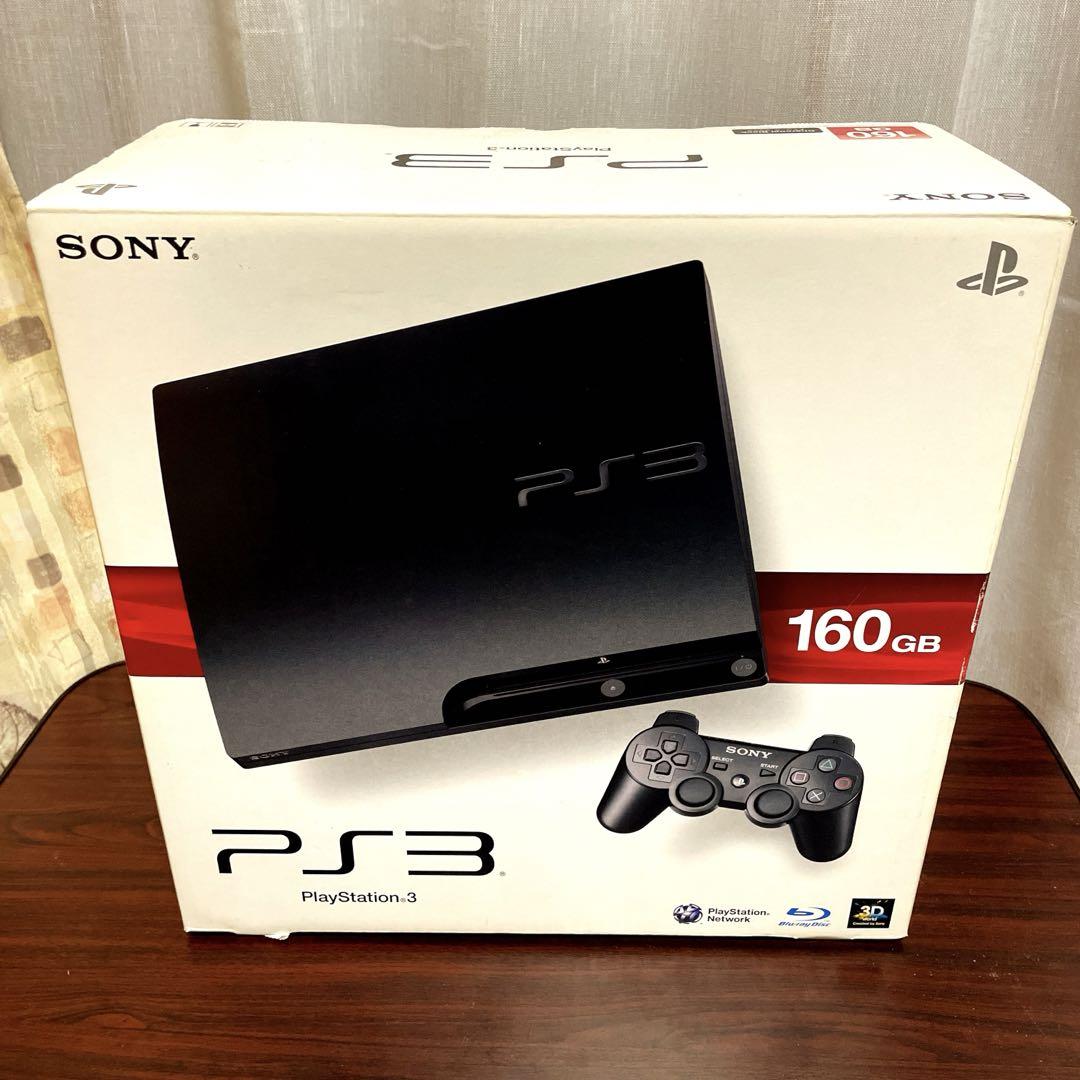 【起動確認済】PS3 CECH-3000A 160GB ブラック