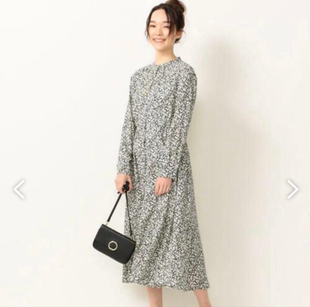 SHIPS any フラワーシャツワンピースFREE SIZE・SHIPS any