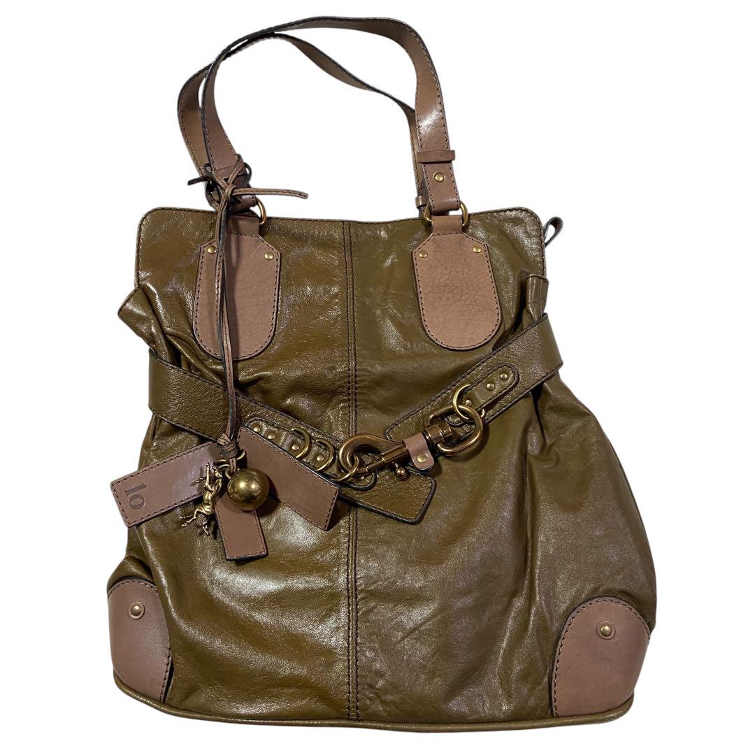Chloe】クロエ ケララ ホースチャーム レザー 茶 レディース