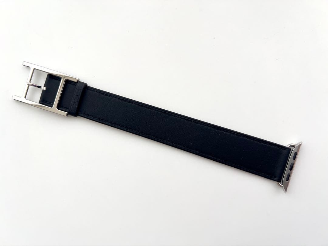 AppleWatch Hermès バンド ドゥブルトゥール 46mm アピ 黒HERMES WWW_OPDRERGINERDOGAN_COM