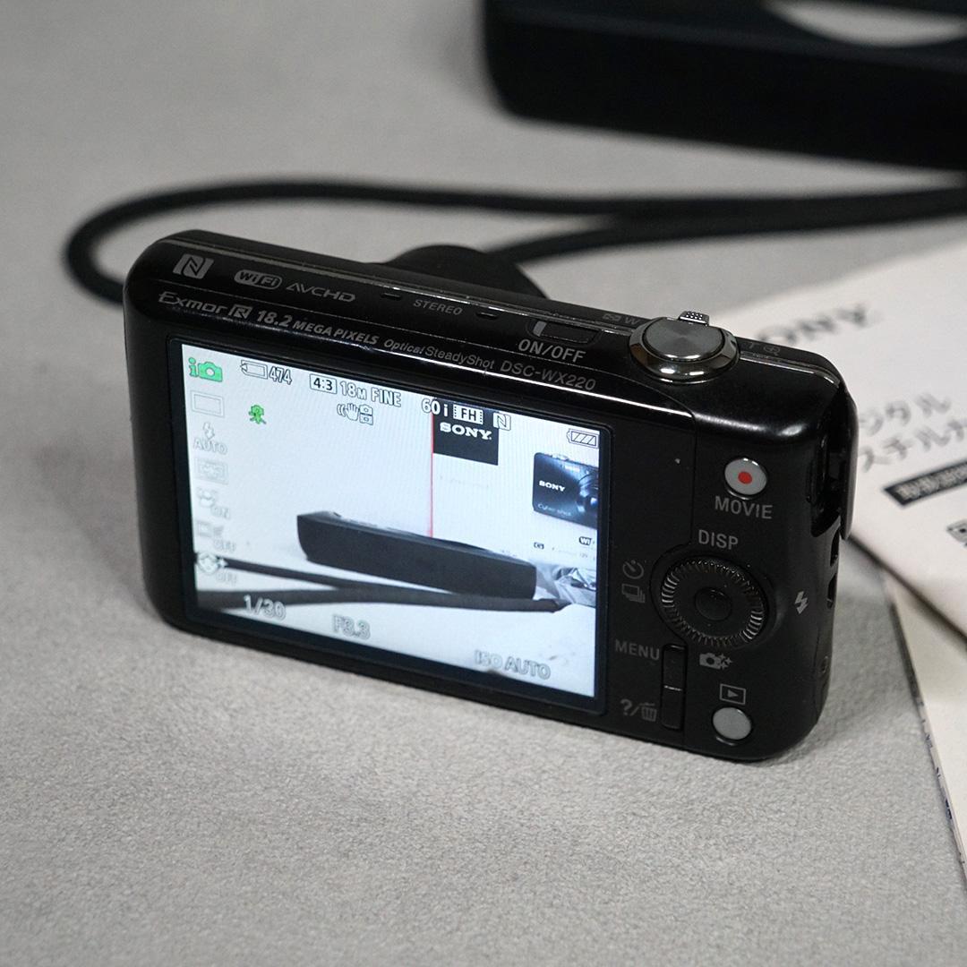 SONY ソニー DSC-WX220 コンパクトデジタルカメラ ブラック