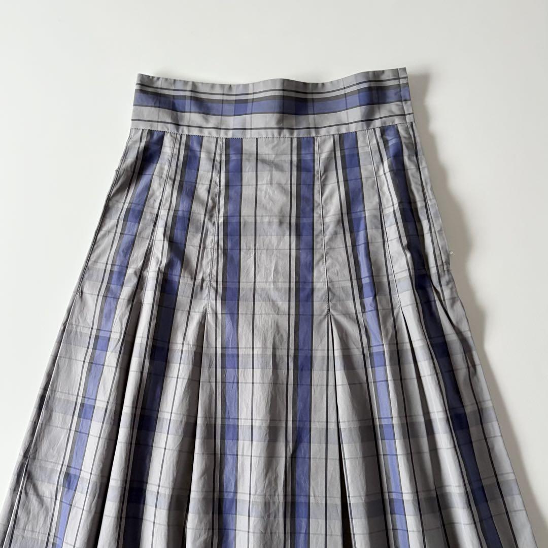 定価53,900円　希少　極美品　Scye　サイ　チェック　タック　スカート