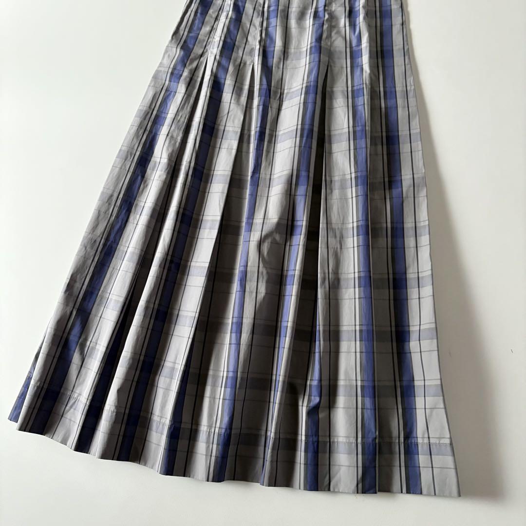 定価53,900円　希少　極美品　Scye　サイ　チェック　タック　スカート