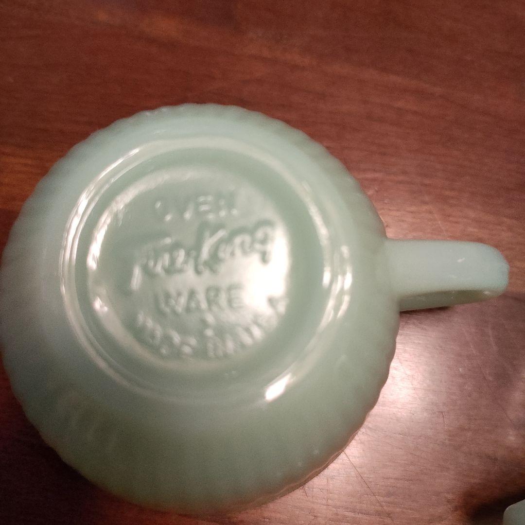 fireking ファイヤーキング レア デミタスカップ&ソーサー7客セット fireking ファイヤーキング レア デミタスカップ&ソーサー7客セット