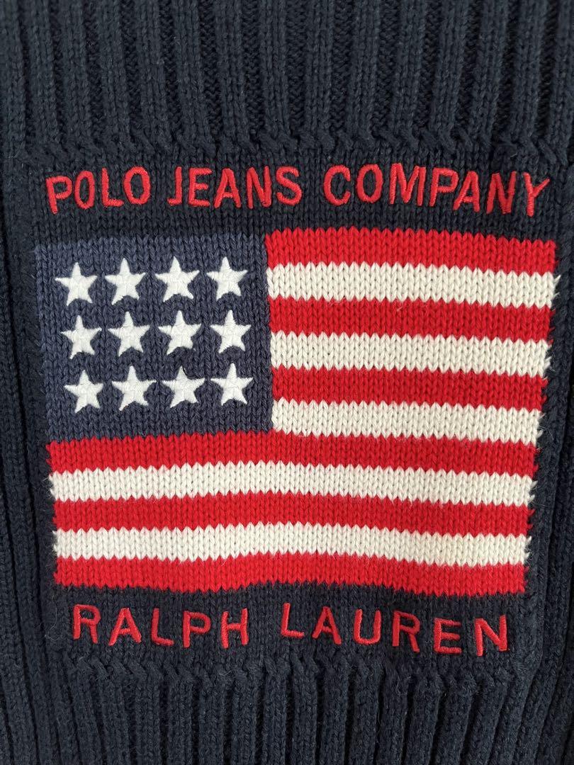 POLO JEANS RALPH LAUREN 星条旗 半袖リブカットソー - メルカリ