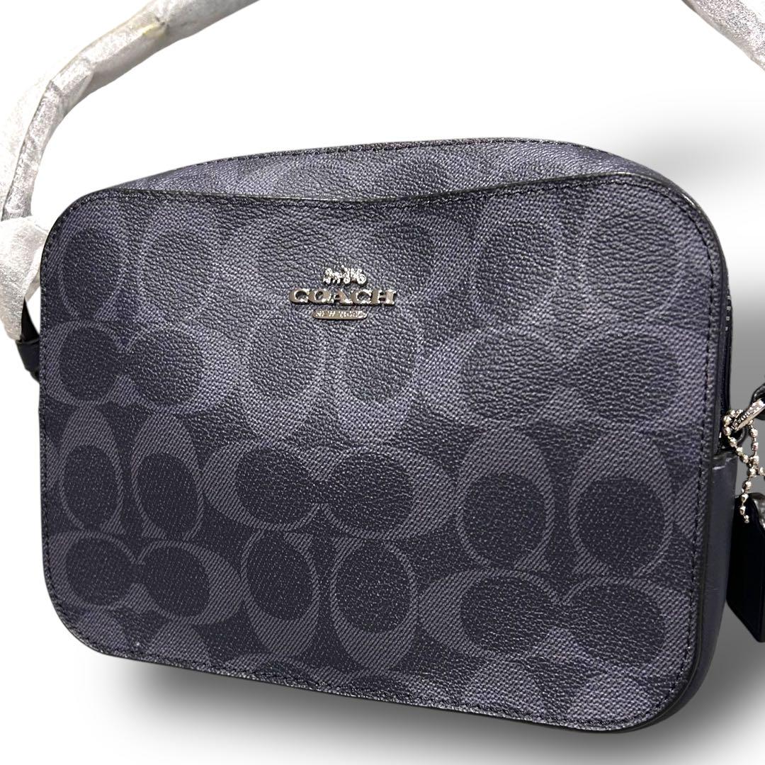 新品未使用 COACH コーチ ショルダーバッグ シグネチャー柄 斜めがけ