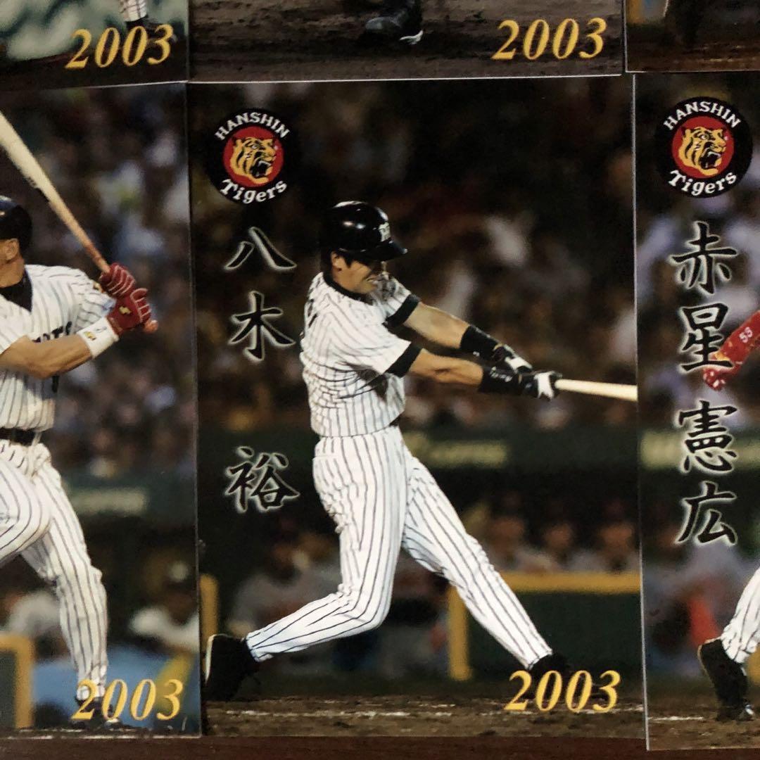 お歳暮 2003優勝ポストカード 阪神タイガース 桧山進次郎 メルカリ - 記念グッズ