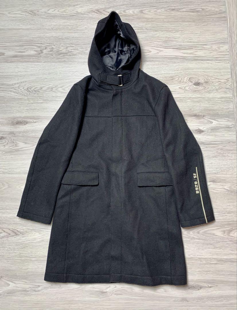 ジャケット・アウター 00s PPFM archive wool hooded coat Y2K