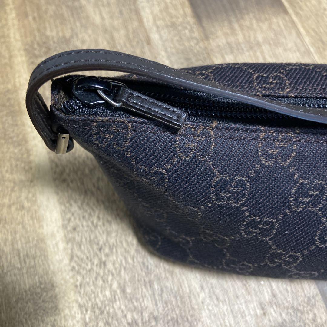 未使用 GUCCI グッチ アクセサリーポーチ GGキャンバス ポーチ