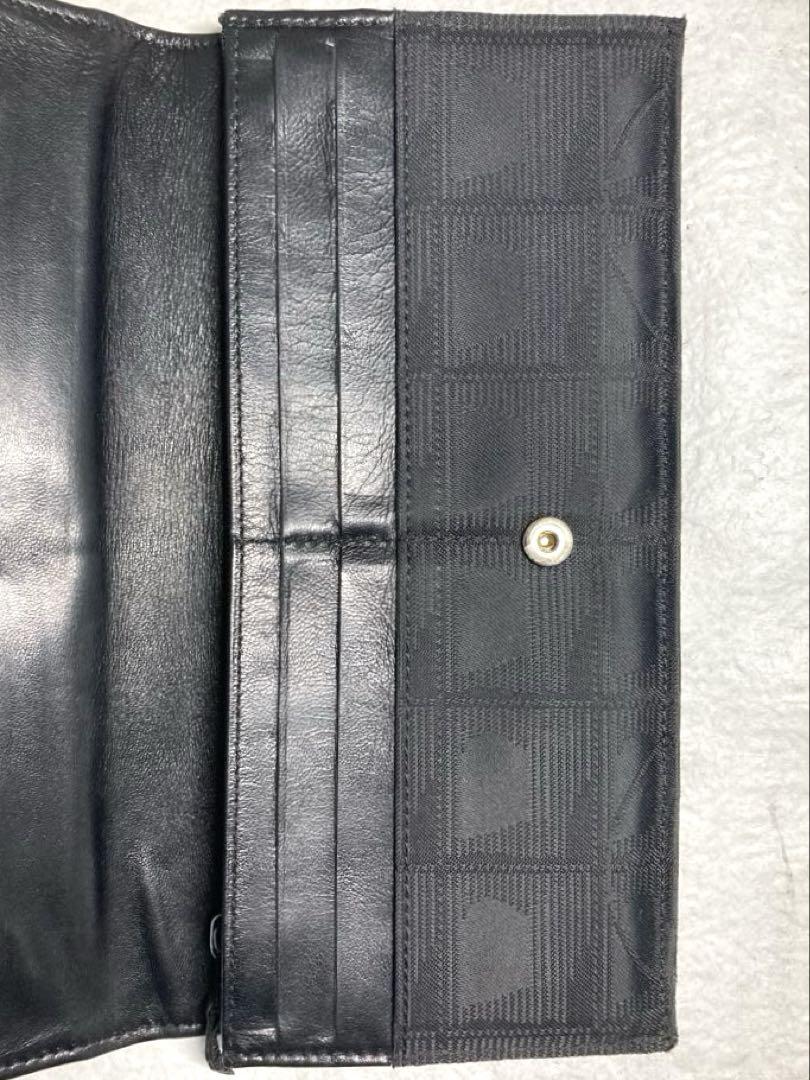 本物 美品 CHANEL シャネル ニュートラベルライン 二つ折り長財布 箱 小物