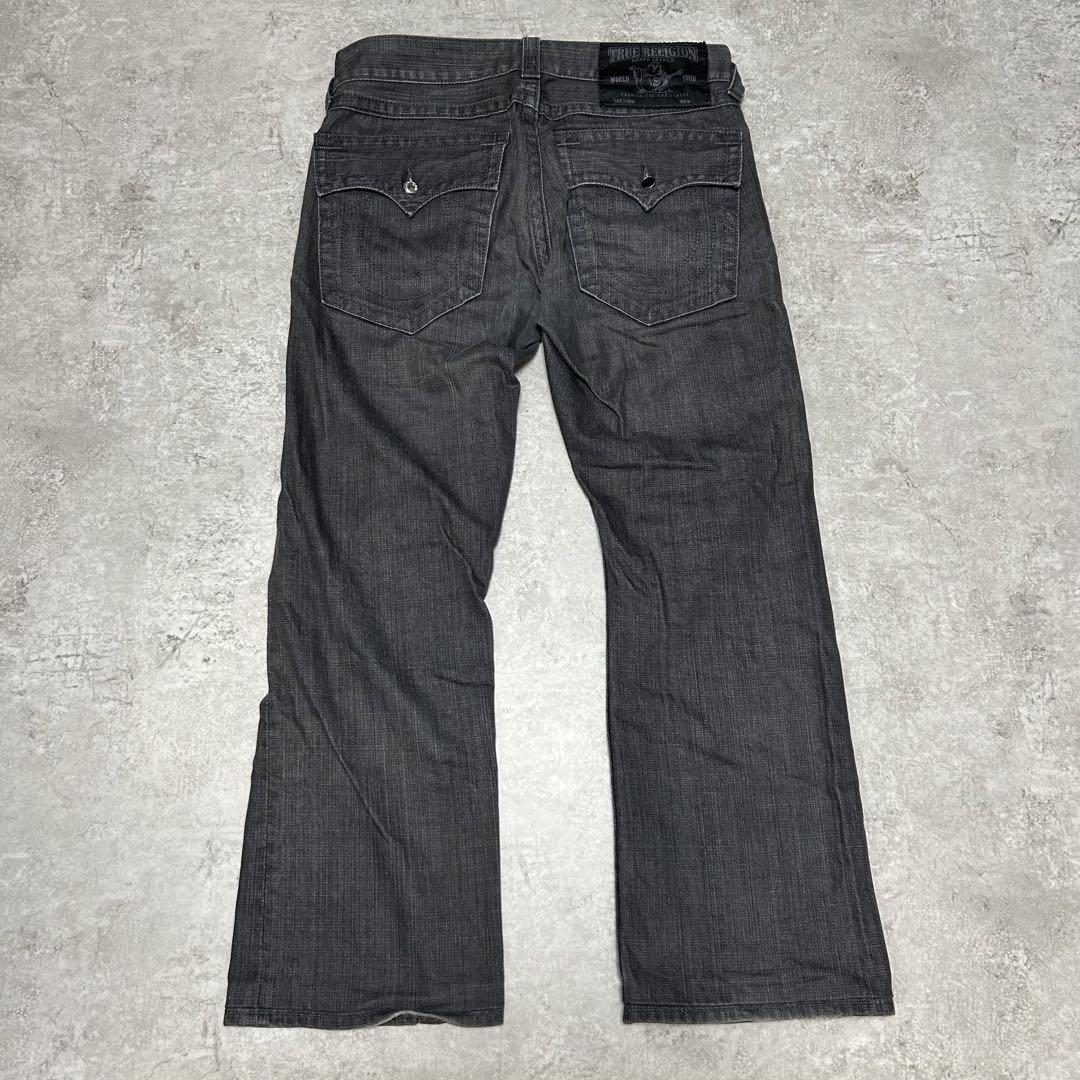 00s USA製 TRUE RELIGION フレア ブラックデニム y2k - メルカリ
