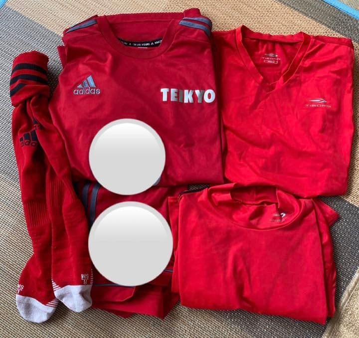 公式の 帝京第三サッカー部ユニフォーム上下セットlサイズ ソックス インナー2枚 ウェア 公式の 帝京第三サッカー部ユニフォーム上下セットlサイズ ソックス インナー2枚 ウェア