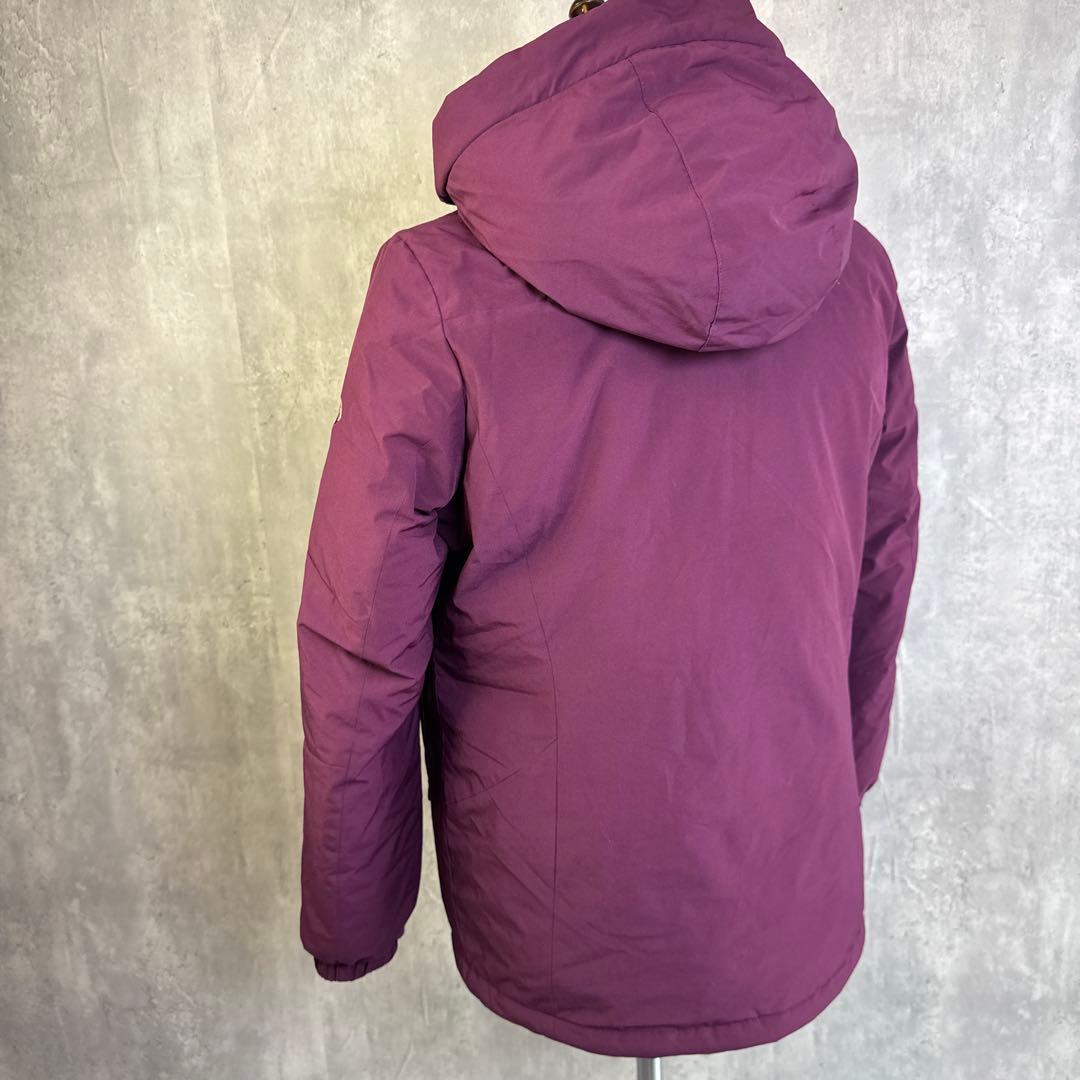 フード付きパープルジャケット
