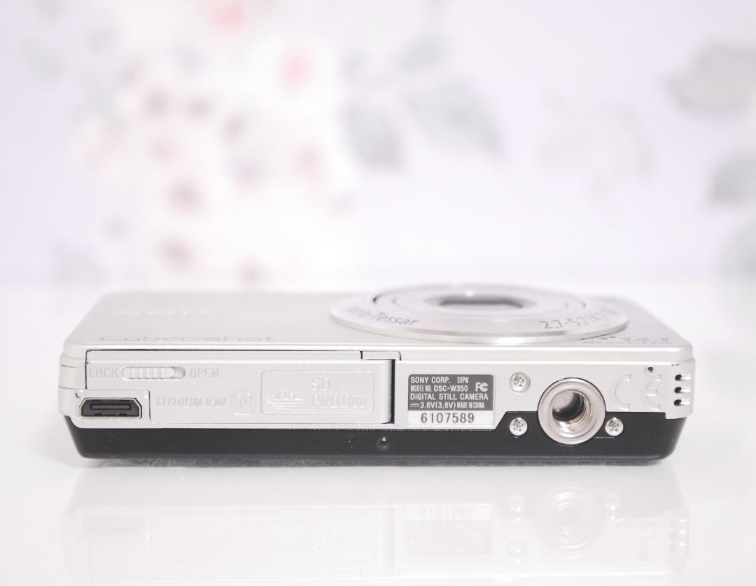 超スリム&スタイリッシュなコンデジ☆スマホ転送OK♪ソニー DSC-W350♡