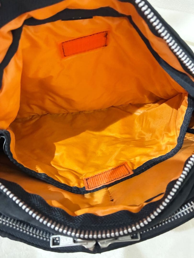 【美品】ポーター PORTER タンカー ショルダーバッグ　二層　ブラック