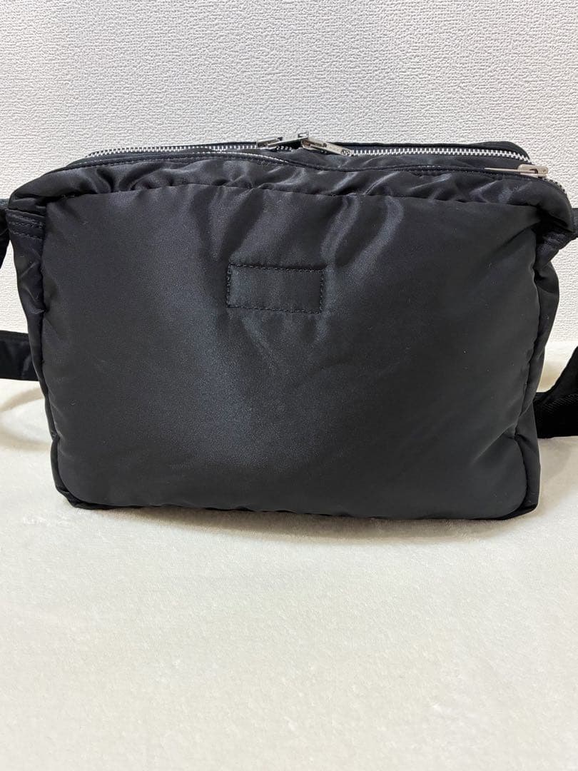 【美品】ポーター PORTER タンカー ショルダーバッグ　二層　ブラック