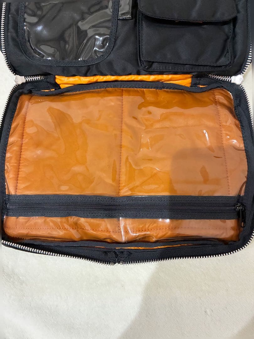 【美品】ポーター PORTER タンカー ショルダーバッグ　二層　ブラック