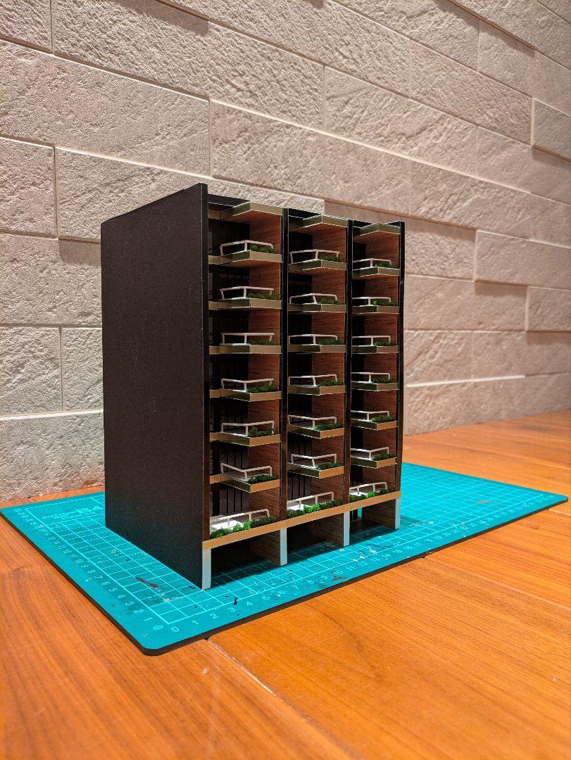 Nゲージ 自作ストラクチャー テラスマンション Nゲージ 自作ストラクチャー テラスマンション - メルカリ