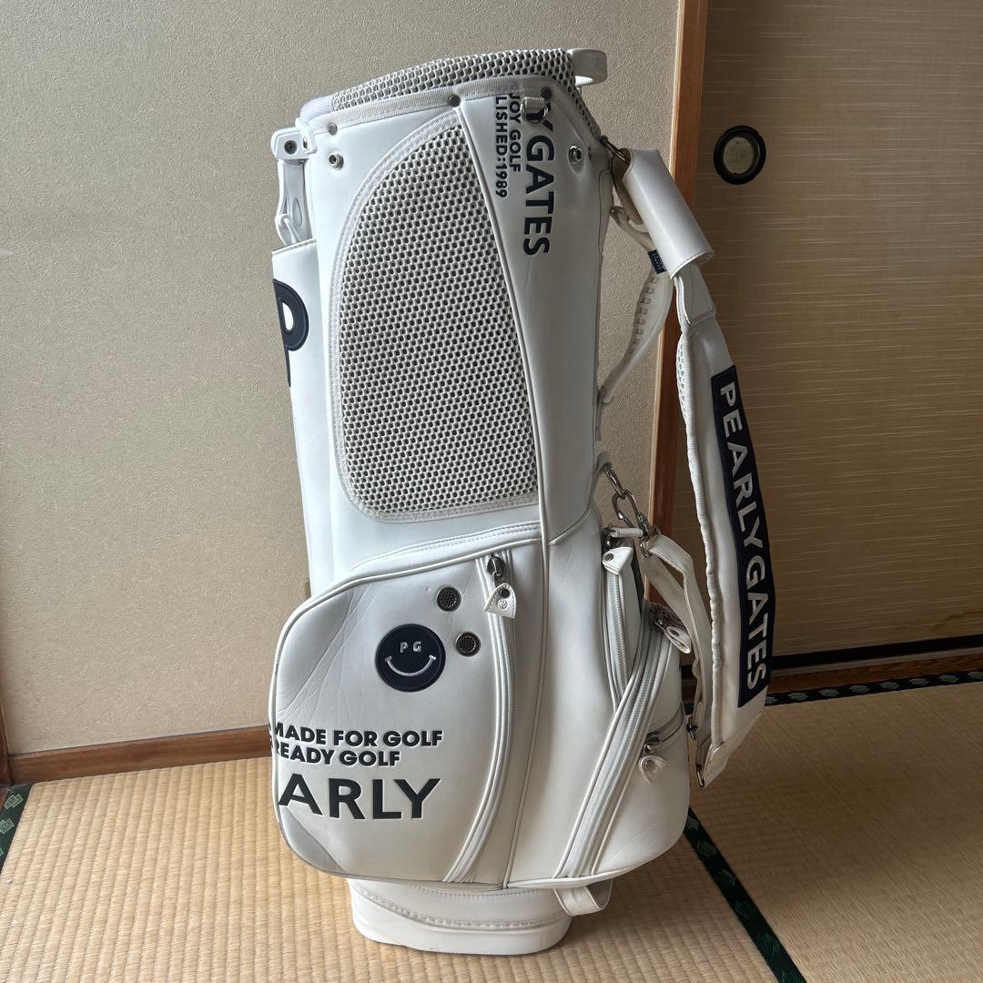 美品パーリーゲイツキャディバック(PGパンツがおまけ) 美品パーリーゲイツキャディバック(PGパンツがおまけ)