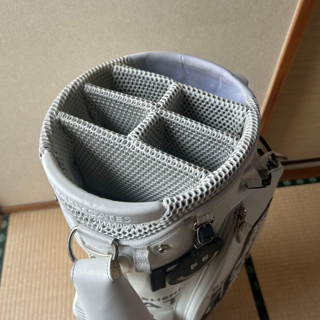 美品パーリーゲイツキャディバック(PGパンツがおまけ) 美品パーリーゲイツキャディバック(PGパンツがおまけ)