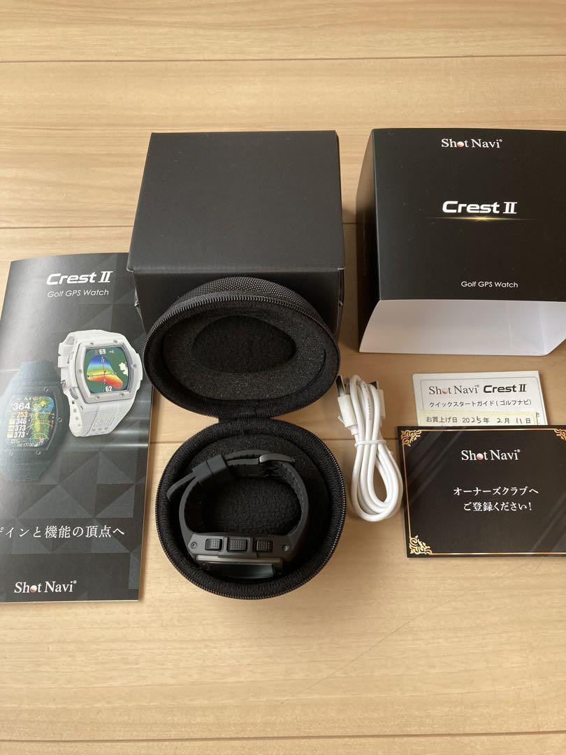 【新品 未使用】Shot Navi Crest II ゴルフGPSウォッチ