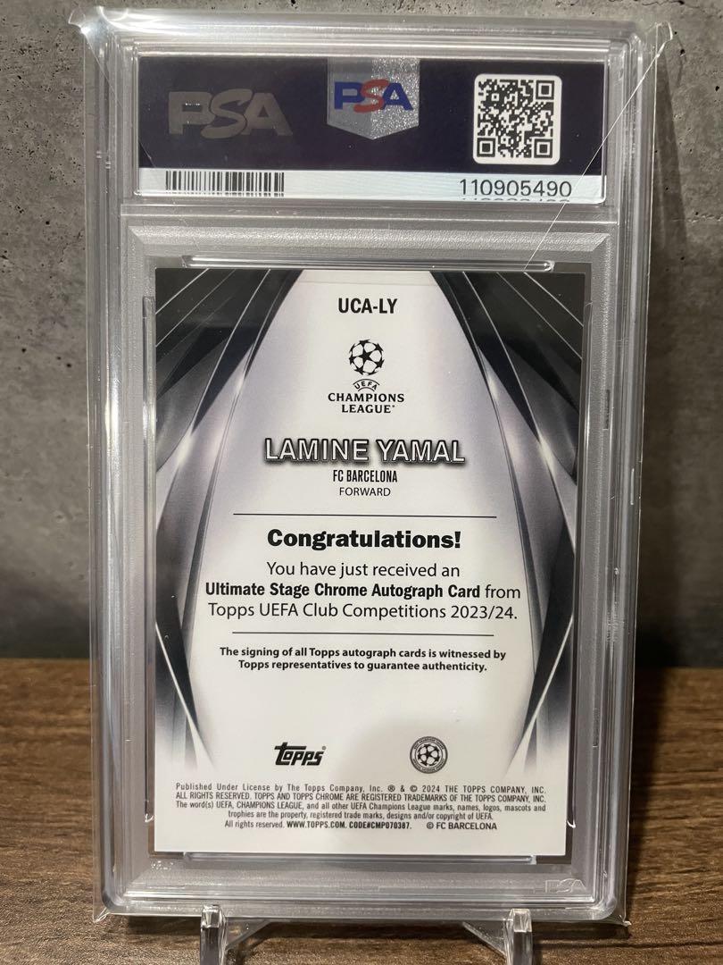 2023-24 Topps UEFA CC ヤマル RC 直筆サイン バルセロナ - メルカリ