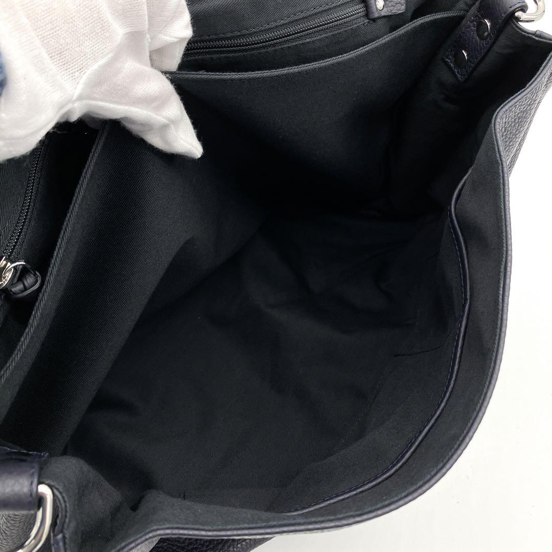 美品　希少バイカラー【ZANELLATO】2wayバッグ　ポスティーナ　A4