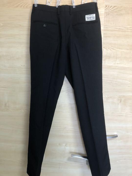公式の店舗 wacko maria M 黒 ウールトラウザースラックスパンツ