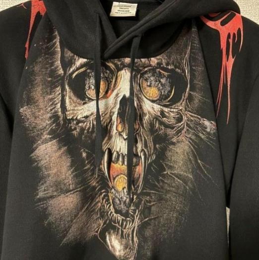 VETEMENTS 17AW スカル パーカー VETEMENTS 17AW スカル パーカー