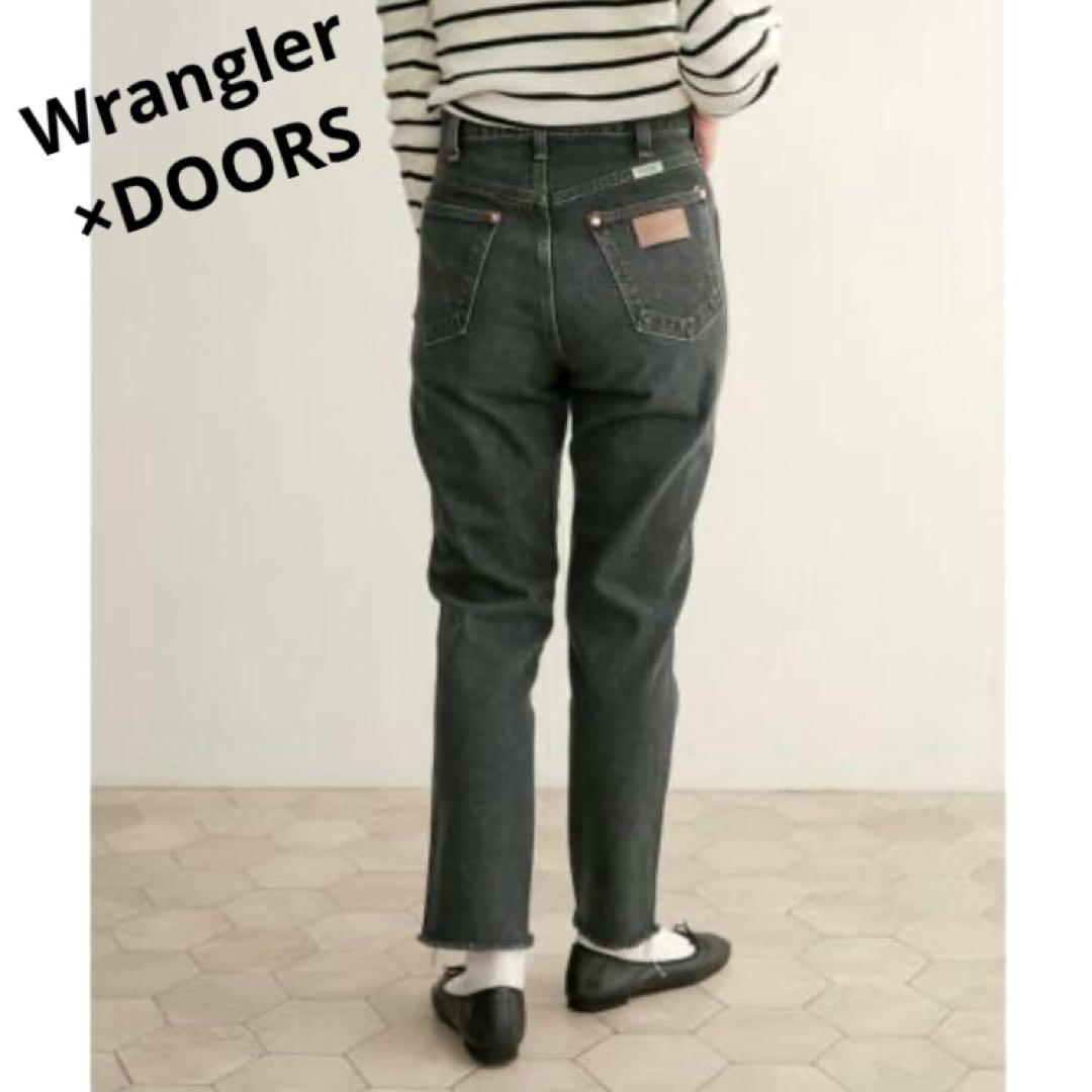 『別注』Wrangler×DOORS ハイライズカットオフデニム ジーンズ M