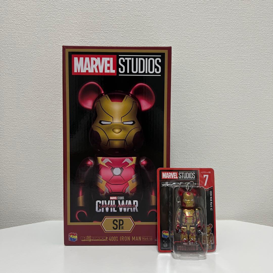 BE@RBRICKベアブリックMARVEL STUDIOS400% アイアンマン
