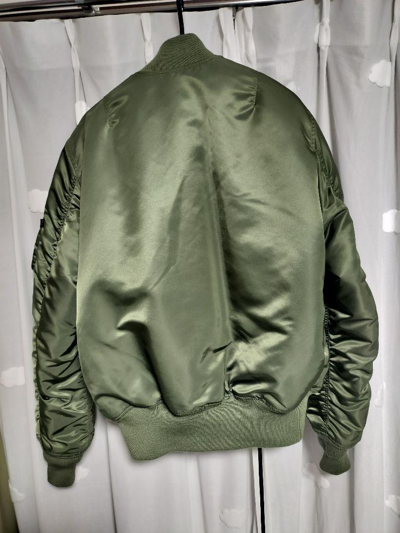 ALPHA　INDUSTRIES　MA-1 フライトジャケット オリーブグリーン