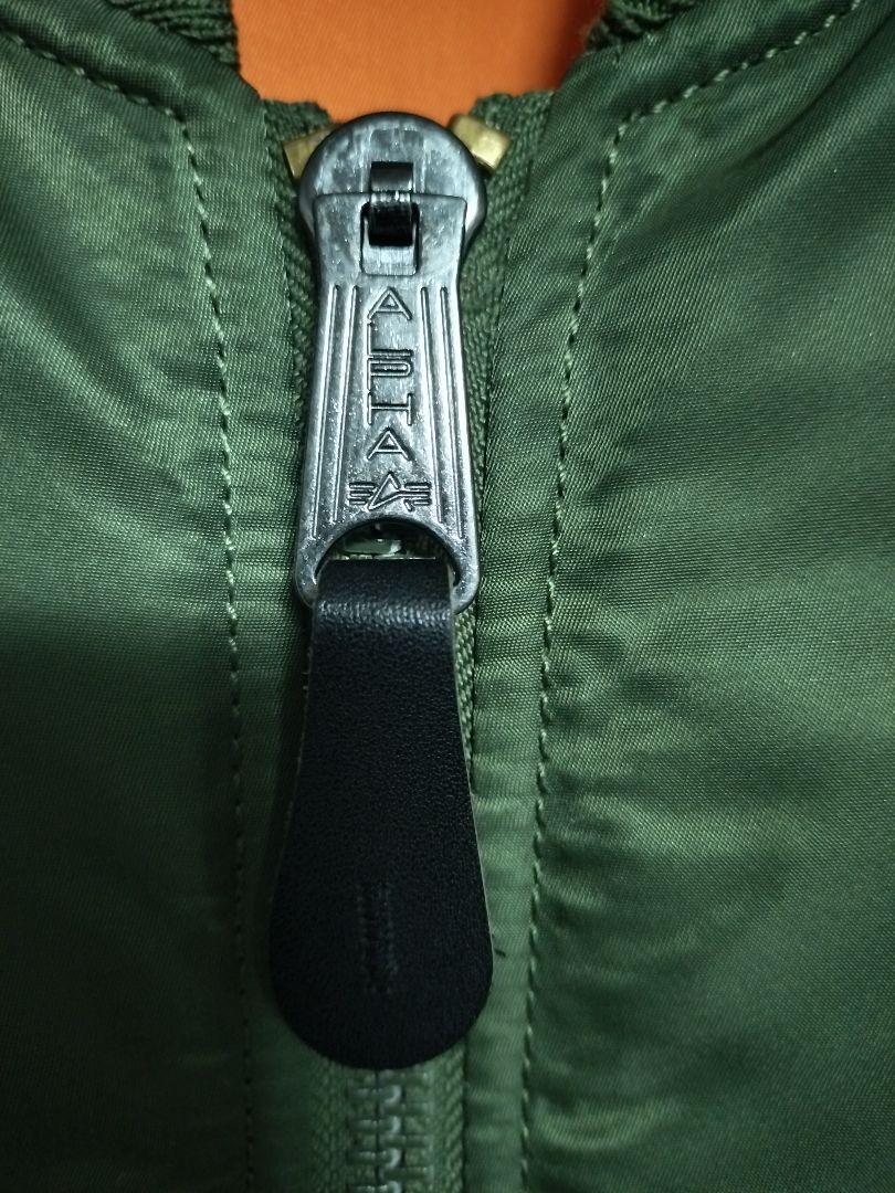 ALPHA　INDUSTRIES　MA-1 フライトジャケット オリーブグリーン