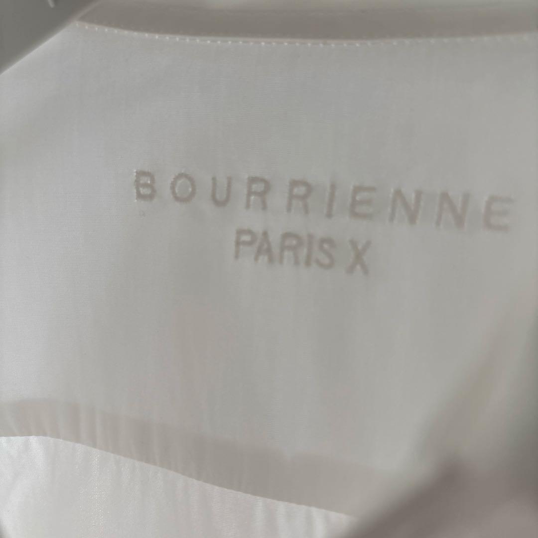 BOURRIENNE Paris X ラウンドカラーシャツ ホワイト 36 美品