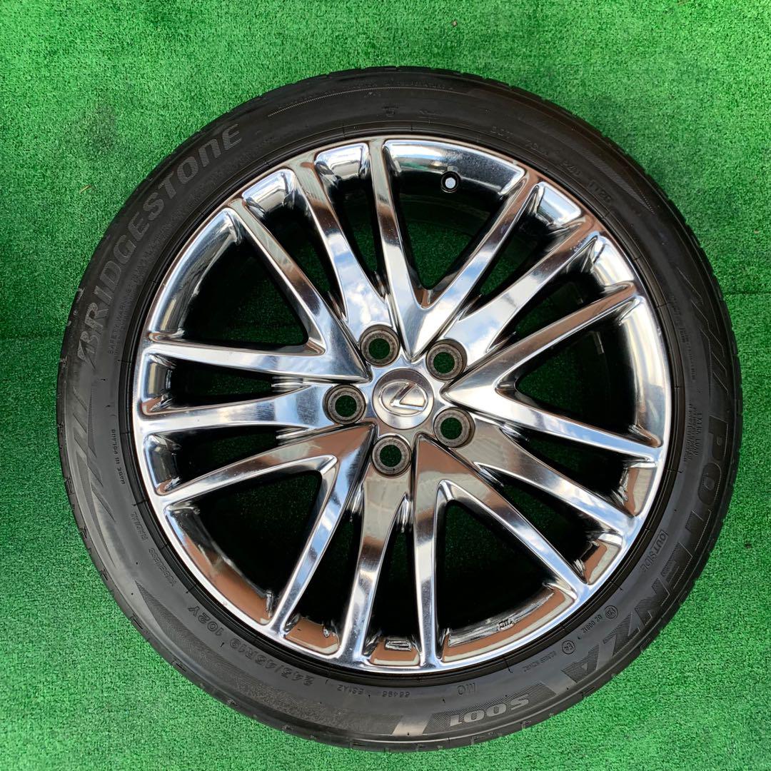 レクサス LS460 LS600 純正オプション19インチホイール レクサスLS460 LS600H純正オプション19インチホイール／タイヤ