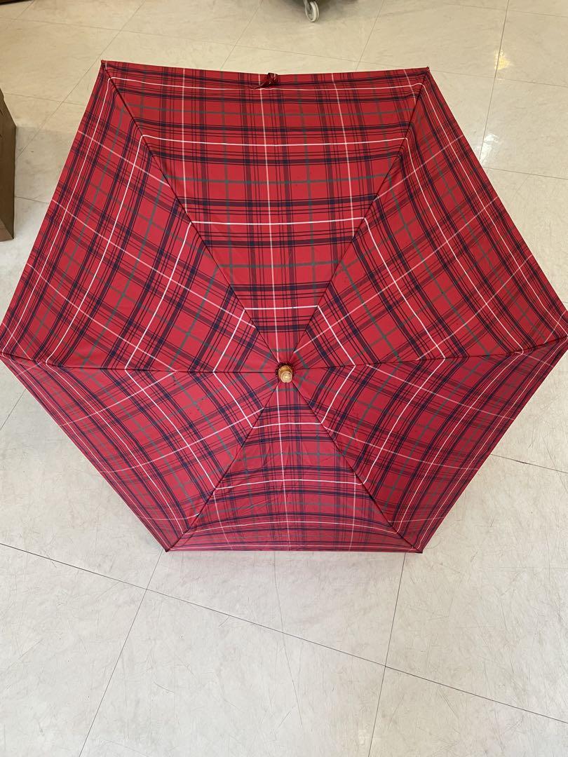 美品【Traditional Weatherwear】軽量折り畳み　晴雨兼用日傘