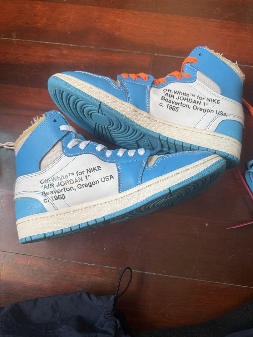 Off-White × Nike Air Jordan 1 High UNC