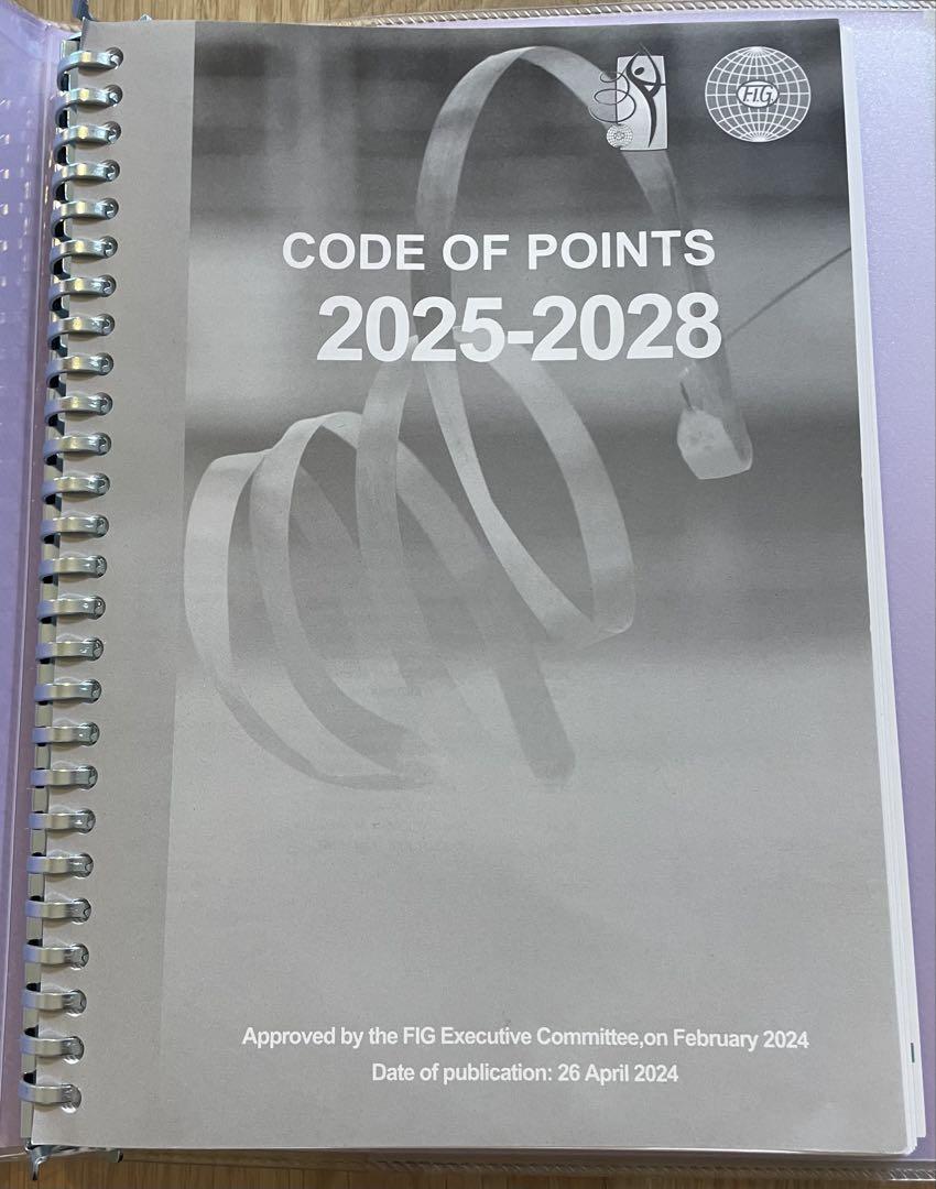 新体操　ルールブック　CODE OF POINTS 2025-2028