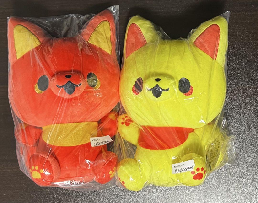 かみさまキツネとサラリーマン BIGぬいぐるみ ベニ キン シロ クロ