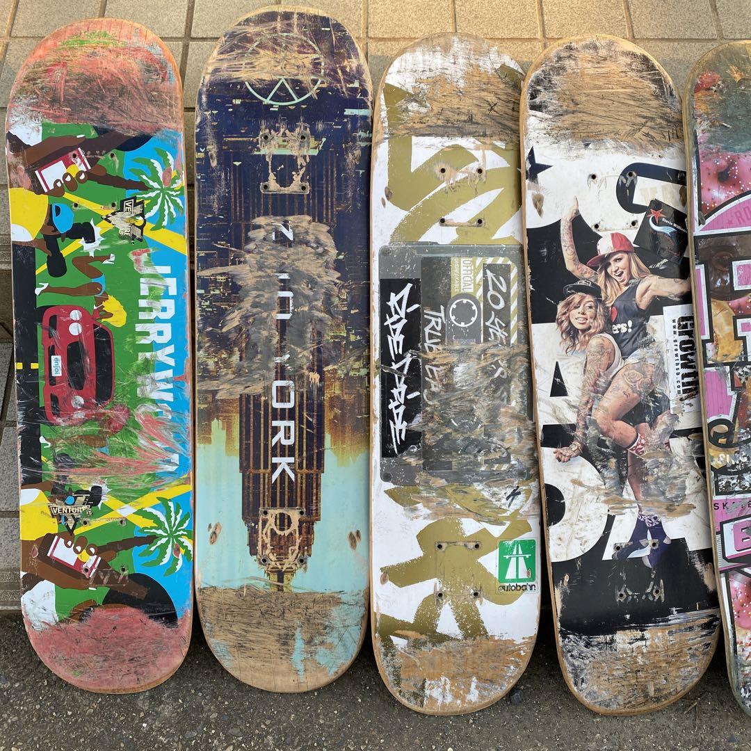 スケボー　デッキ　9枚　まとめ売り
