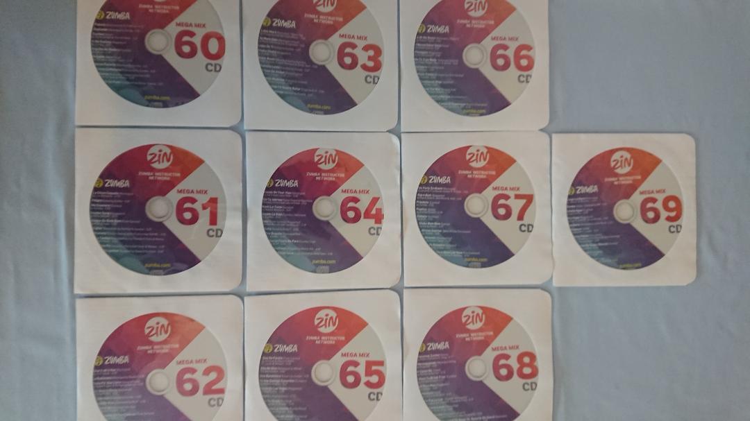 ZUMBA ズンバ MEGAMIX51~MEGAMIX60 CD 10枚セット ZUMBA ズンバ MEGA MIX CD60~69 10枚セット - 邦楽人気 商品 通販