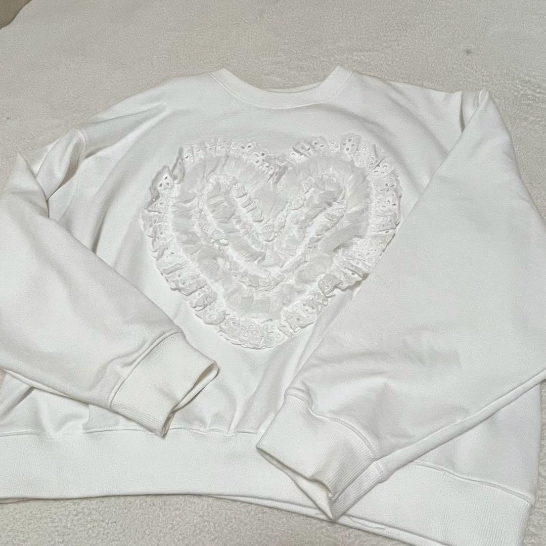 poppy ハート スウェット