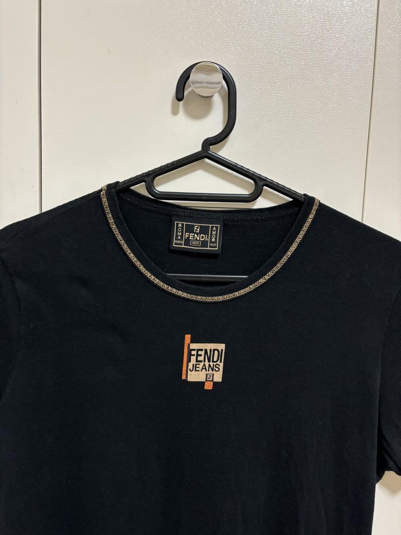 FENDI JEANS 黒 Tシャツ