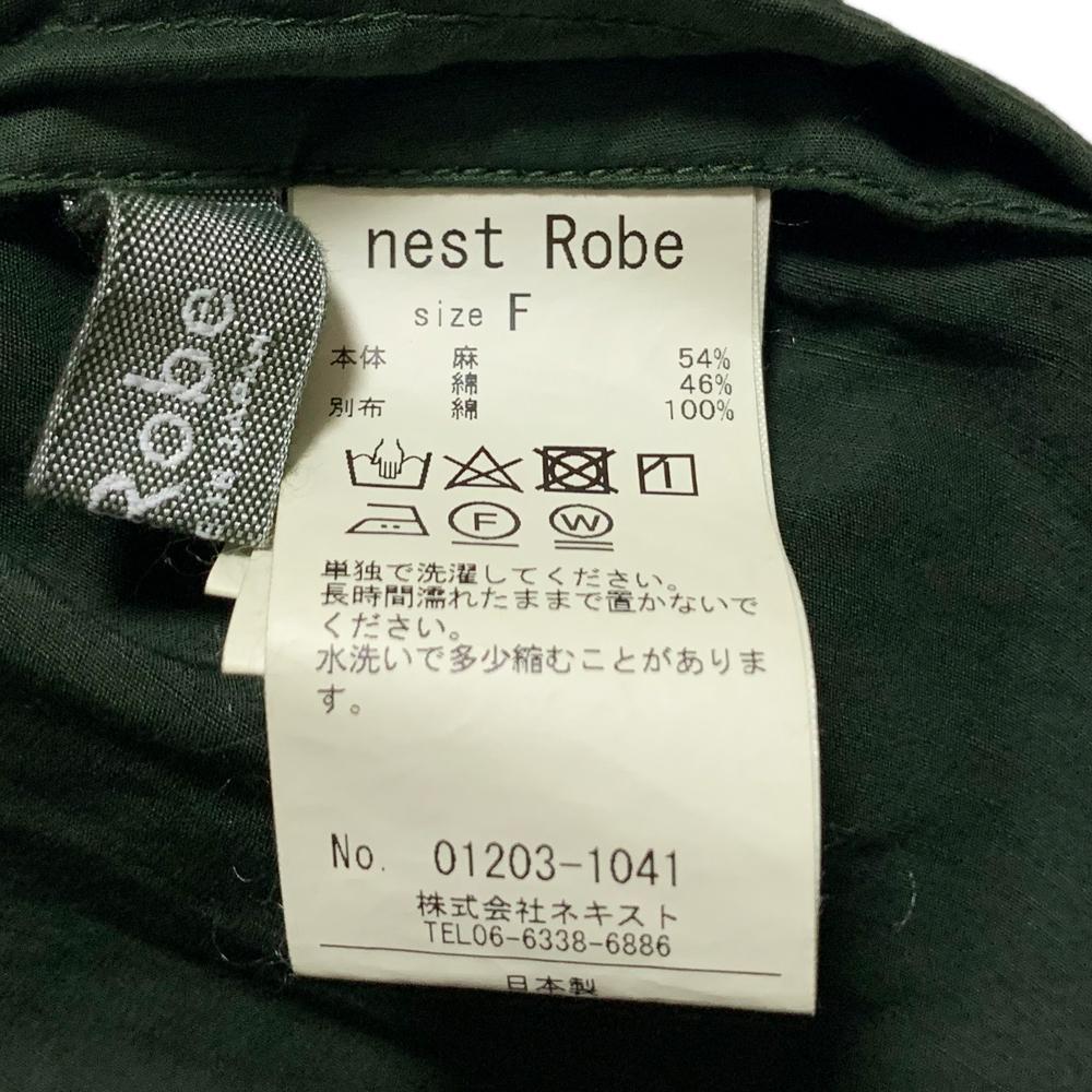 ネストローブ コットン リネン サフィラン スリーブレス ワンピース ネストローブ コットン リネン サフィラン スリーブレス ワンピース