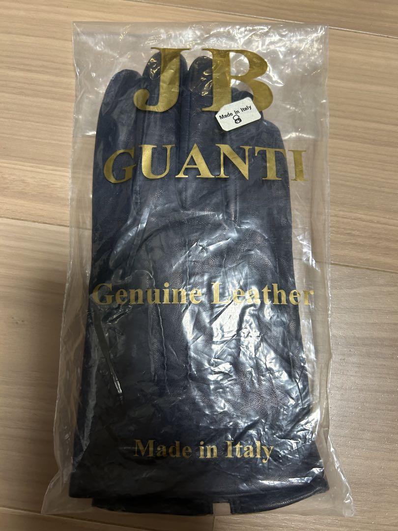 イタリア　JB　GUANTI　メンズ　革手袋 レザー手袋