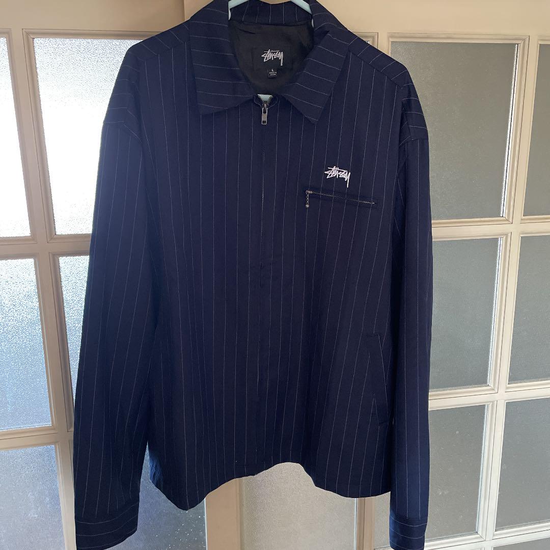 Stussy CDG Pin striped Jacket Lサイズ 画像1