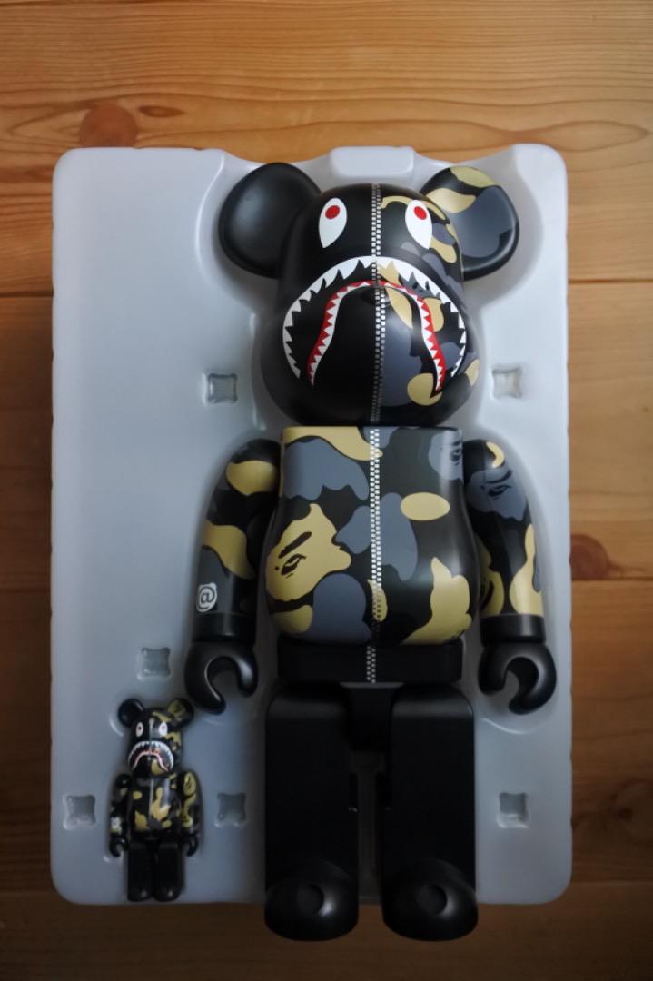 Be@rbrick x Bape Shark Camo 100% & 400%