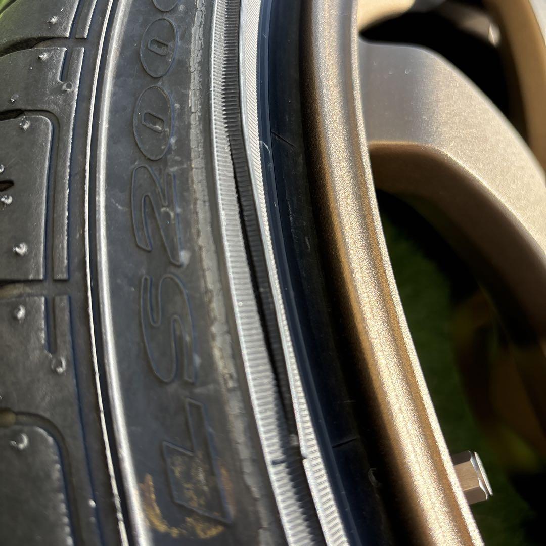 レイズ TE37 SAGA ブロンズ 18インチ タイヤ付4本セット