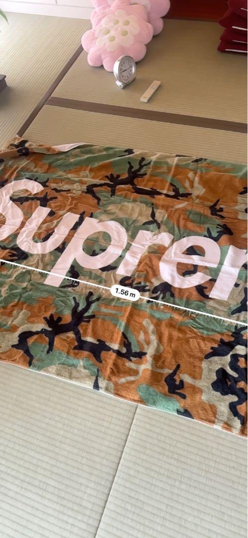 Supreme 迷彩柄 バスタオル